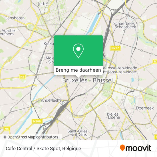 Café Central / Skate Spot kaart