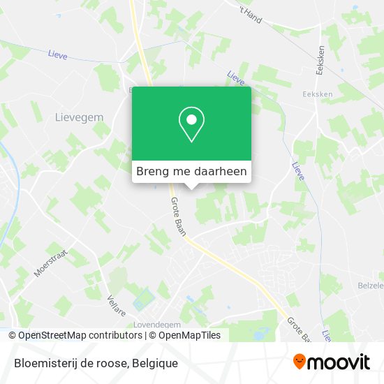Bloemisterij de roose kaart