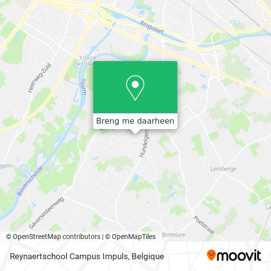 Reynaertschool Campus Impuls kaart