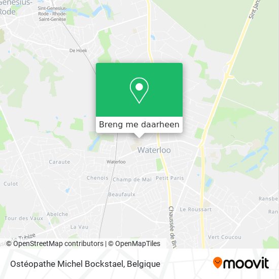 Ostéopathe Michel Bockstael kaart