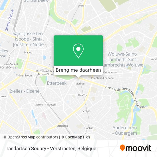Tandartsen Soubry - Verstraeten kaart