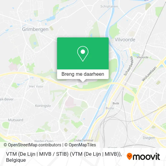 VTM (De Lijn | MIVB / STIB) (VTM (De Lijn | MIVB)) kaart