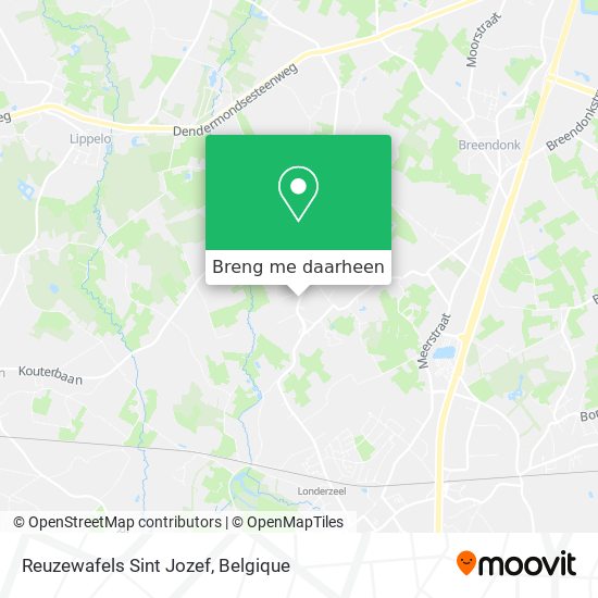 Reuzewafels Sint Jozef kaart