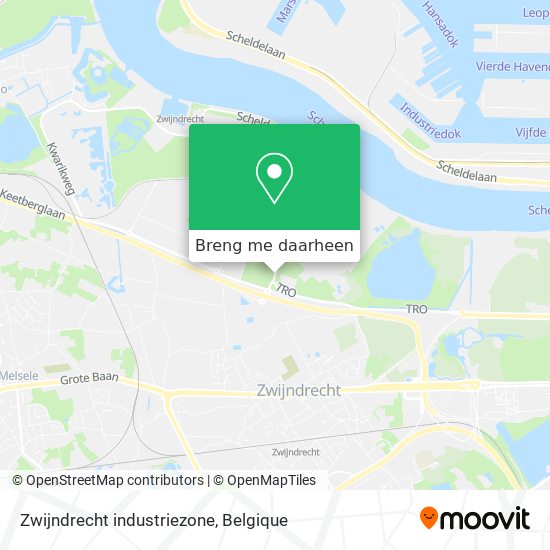 Zwijndrecht industriezone kaart