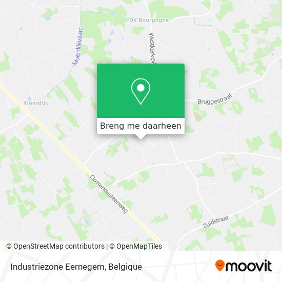 Industriezone Eernegem kaart