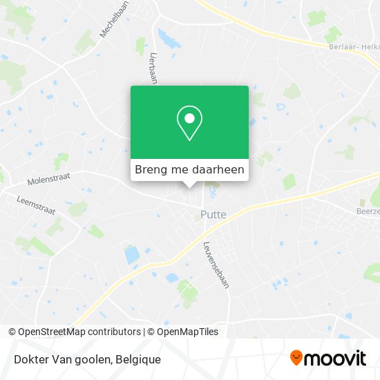 Dokter Van goolen kaart