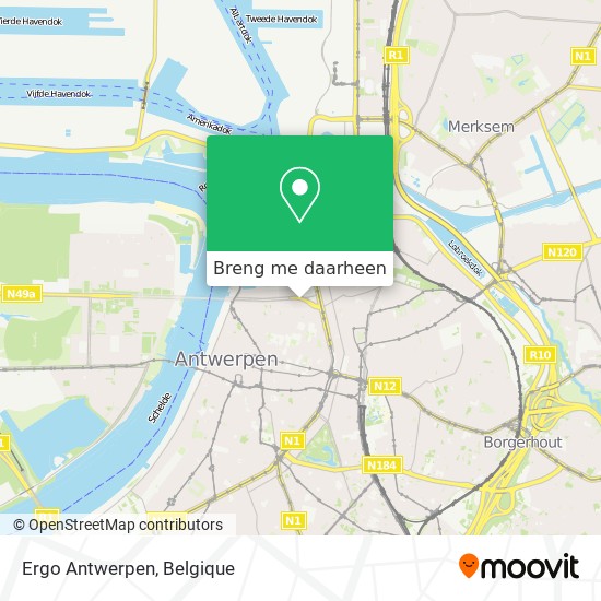 Ergo Antwerpen kaart