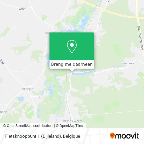 Fietsknooppunt 1 (Dijleland) kaart