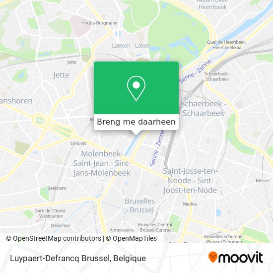 Luypaert-Defrancq Brussel kaart