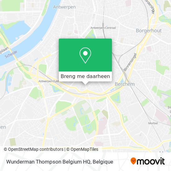 Wunderman Thompson Belgium HQ kaart
