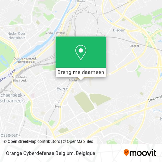 Orange Cyberdefense Belgium kaart