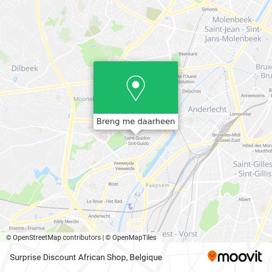 Surprise Discount African Shop kaart