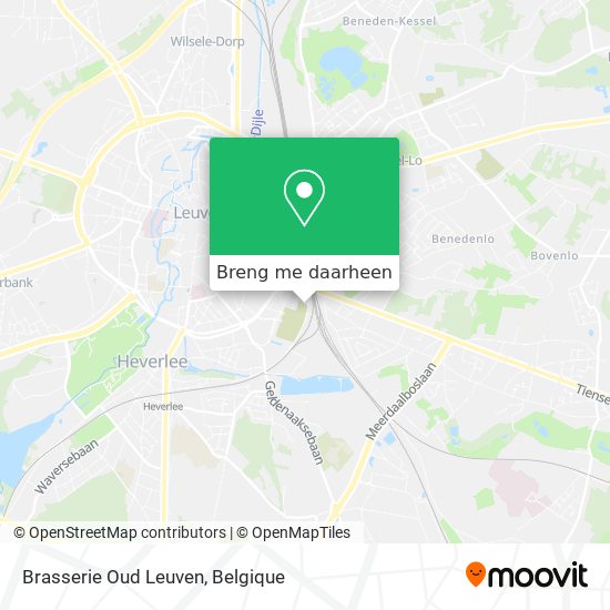 Brasserie Oud Leuven kaart