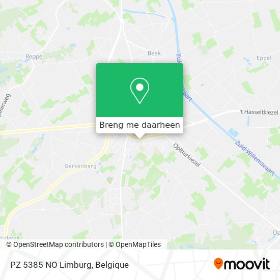 PZ 5385 NO Limburg kaart