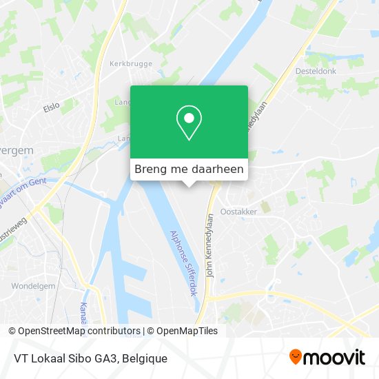 VT Lokaal Sibo GA3 kaart