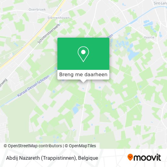 Abdij Nazareth (Trappistinnen) kaart