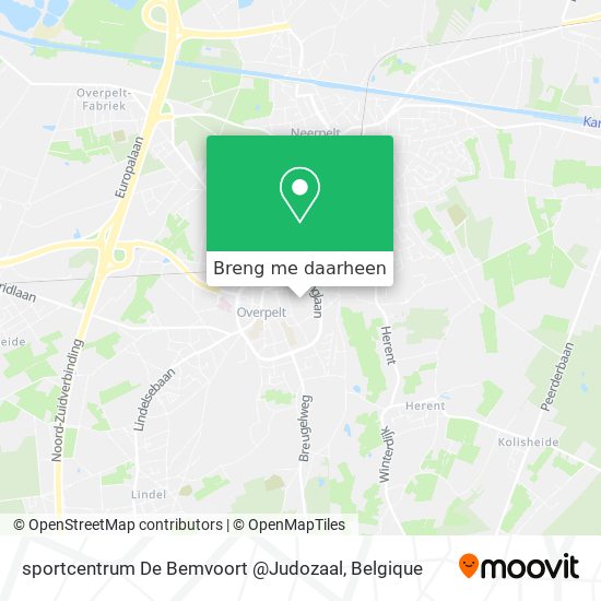 sportcentrum De Bemvoort @Judozaal kaart