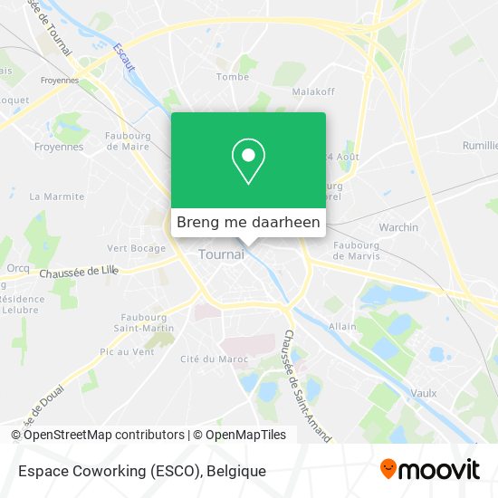 Espace Coworking (ESCO) kaart