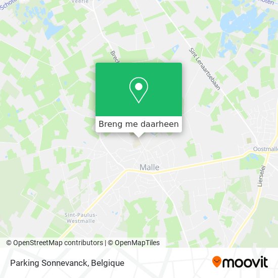 Parking Sonnevanck kaart