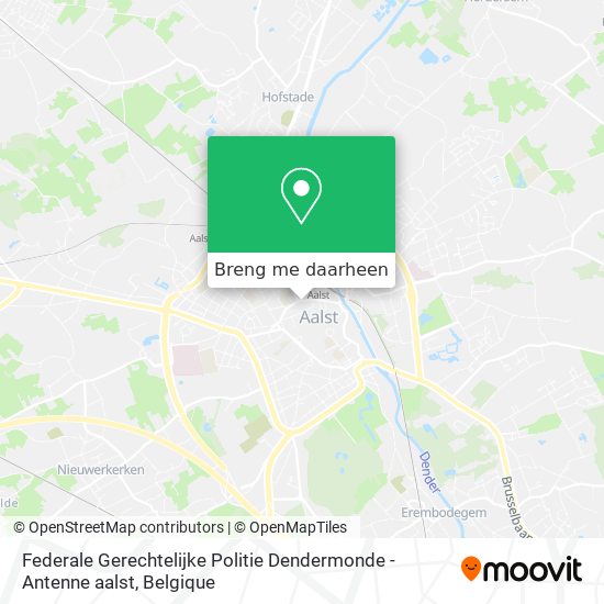 Federale Gerechtelijke Politie Dendermonde - Antenne aalst kaart