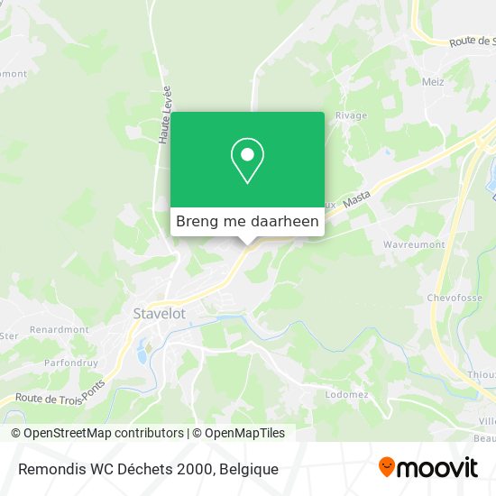 Remondis WC Déchets 2000 kaart