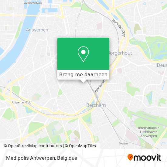 Medipolis Antwerpen kaart