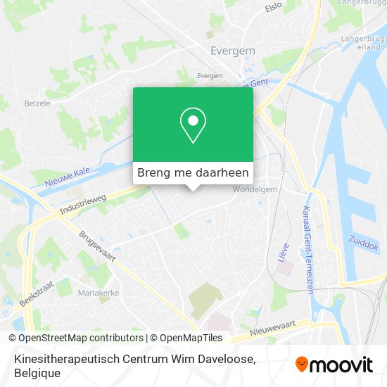 Kinesitherapeutisch Centrum Wim Daveloose kaart