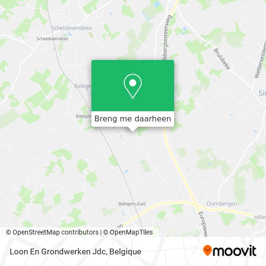 Loon En Grondwerken Jdc kaart