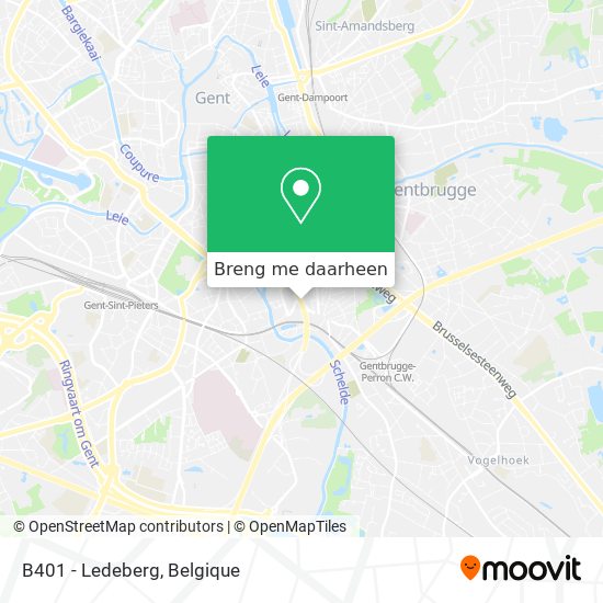 B401 - Ledeberg kaart