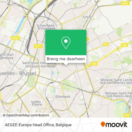 AEGEE-Europe Head Office kaart