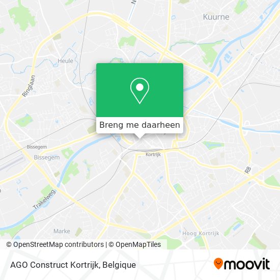 AGO Construct Kortrijk kaart