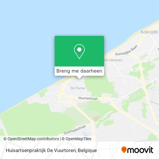 Huisartsenpraktijk De Vuurtoren kaart