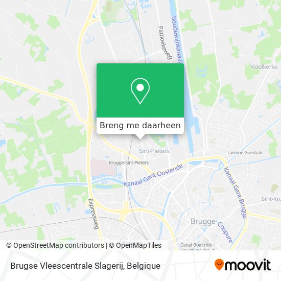 Brugse Vleescentrale Slagerij kaart