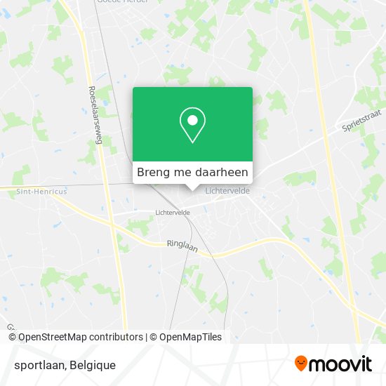 sportlaan kaart