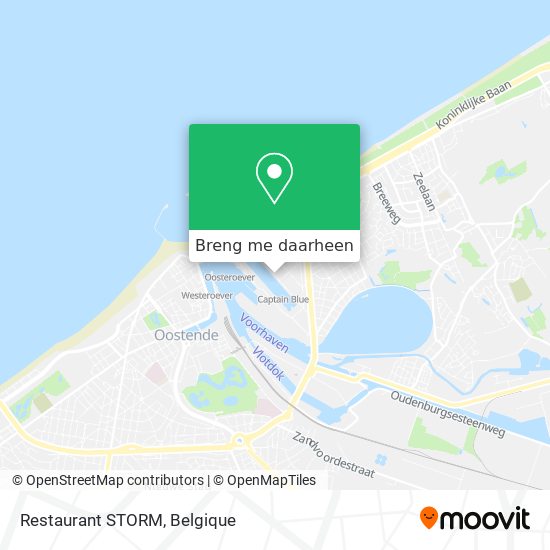 Restaurant STORM kaart