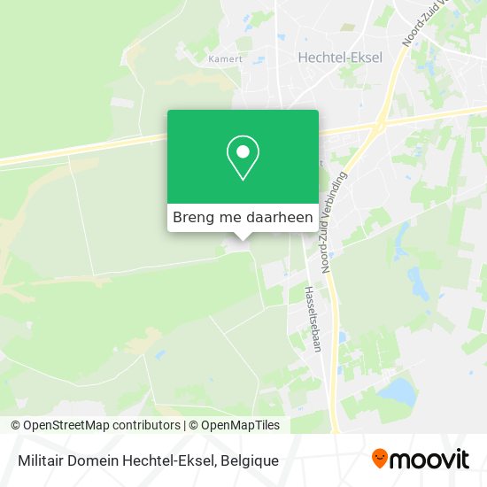 Militair Domein Hechtel-Eksel kaart