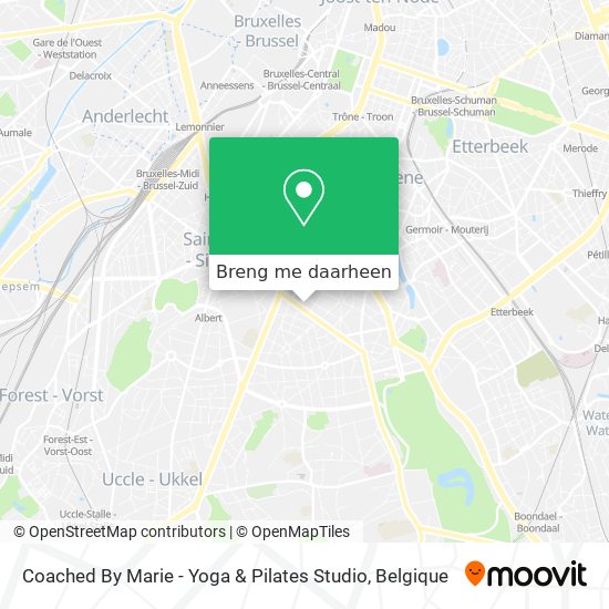 Coached By Marie - Yoga & Pilates Studio kaart