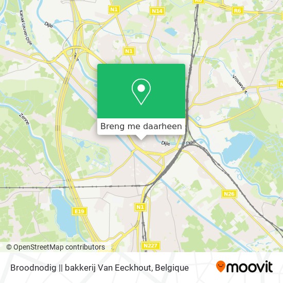 Broodnodig || bakkerij Van Eeckhout kaart