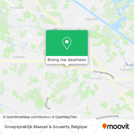Groepspraktijk Maesen & Govaerts kaart