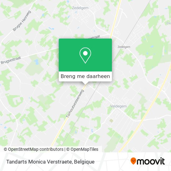 Tandarts Monica Verstraete kaart