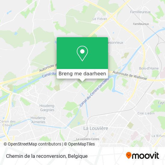 Chemin de la reconversion kaart