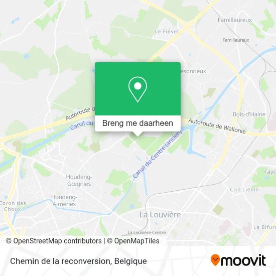 Chemin de la reconversion kaart