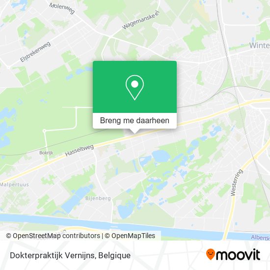 Dokterpraktijk Vernijns kaart