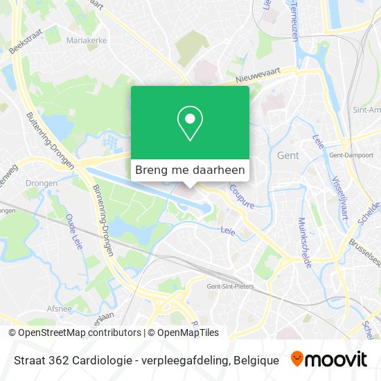 Straat 362 Cardiologie - verpleegafdeling kaart