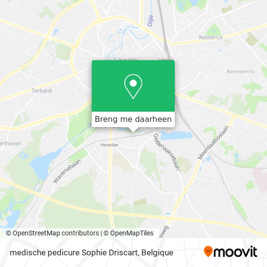 medische pedicure Sophie Driscart kaart