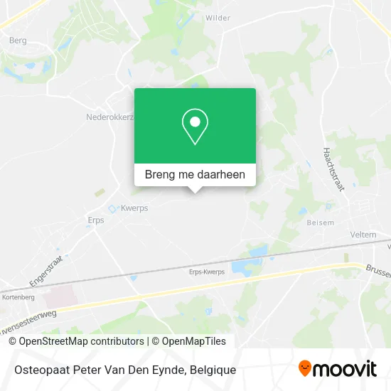 Osteopaat Peter Van Den Eynde kaart