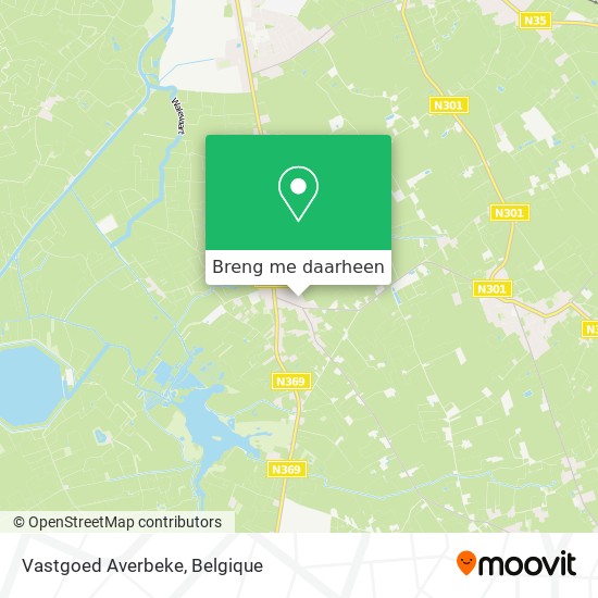 Vastgoed Averbeke kaart