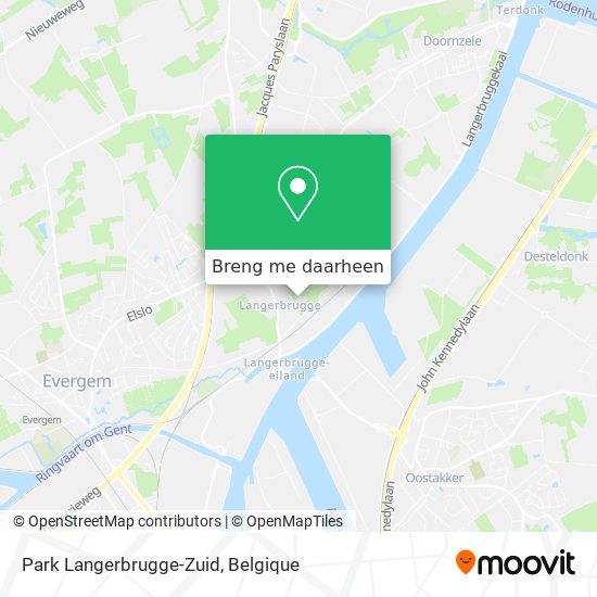 Park Langerbrugge-Zuid kaart