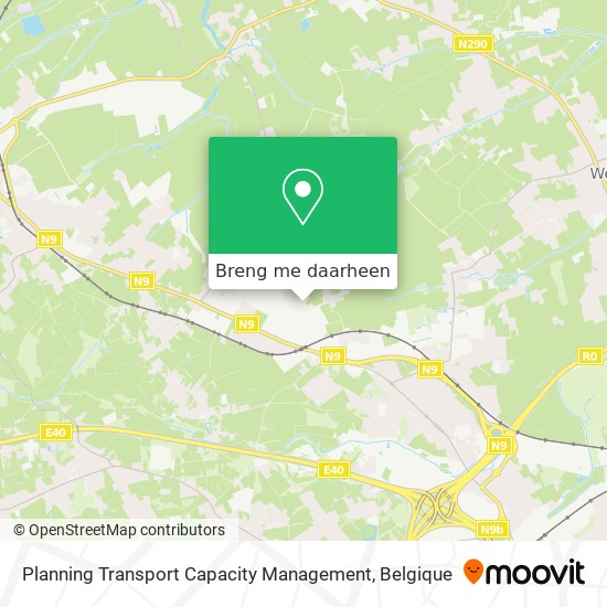 Planning Transport Capacity Management kaart