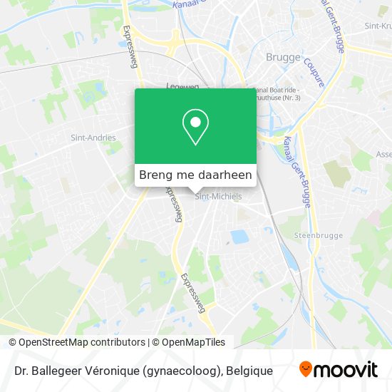 Dr. Ballegeer Véronique (gynaecoloog) kaart